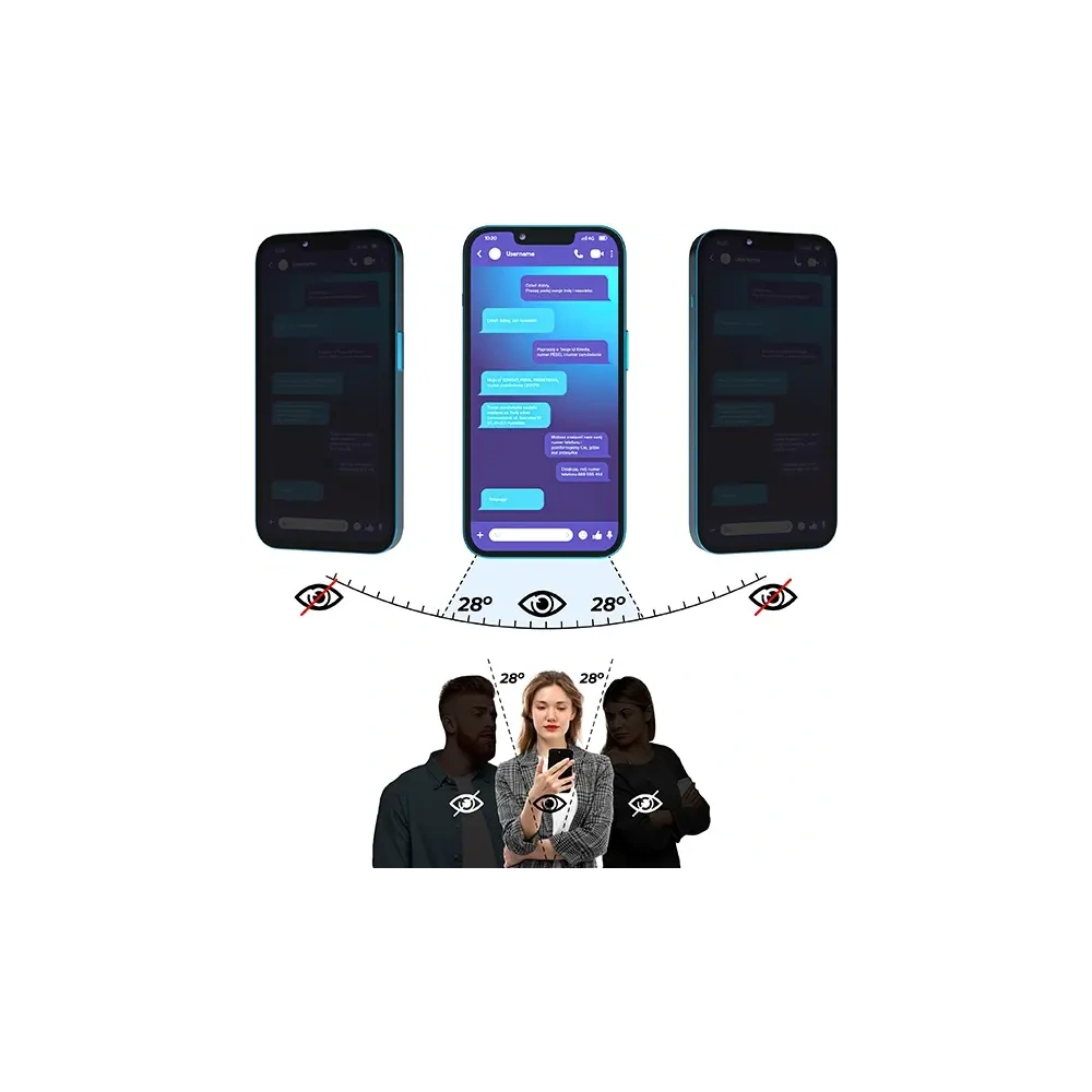 Matowe szkło prywatyzujące GrizzGlass SecretGlass do Samsung Galaxy M17