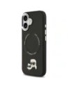 Etui Karl Lagerfeld Karl & Choupette Pins MagSafe do Apple iPhone 17 czarny
