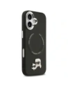 Etui Karl Lagerfeld Karl & Choupette Pins MagSafe do Apple iPhone 17 czarny