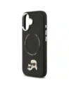 Etui Karl Lagerfeld Karl & Choupette Pins MagSafe do Apple iPhone 17 czarny