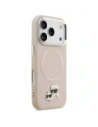 Etui Karl Lagerfeld Karl & Choupette Pins MagSafe do Apple iPhone 17 Pro Max różowy