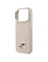 Etui Karl Lagerfeld Karl & Choupette Pins MagSafe do Apple iPhone 17 Pro Max różowy