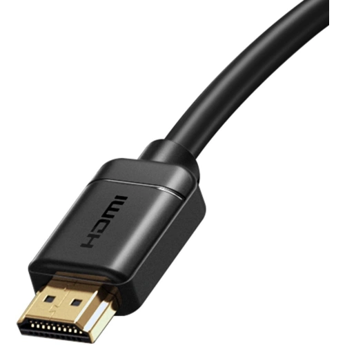 Kabel HDMI 2.0 Baseus, 4K 60Hz, 3D, HDR, 18Gbps, 1m (czarny)