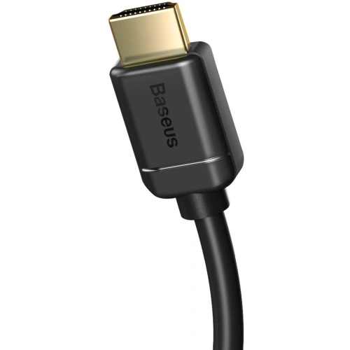 Kabel HDMI 2.0 Baseus, 4K 60Hz, 3D, HDR, 18Gbps, 1m (czarny)