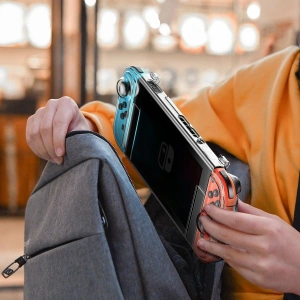 Hurtownia GSM - Etui 360° Baseus GS06 pro konzoli Nintendo Switch (průhledné) - BSU1619CL - {ean13} - Hurt
