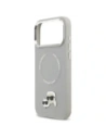 Etui Karl Lagerfeld Karl & Choupette Pins MagSafe do Apple iPhone 17 Pro szary