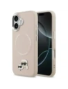 Etui Karl Lagerfeld Karl & Choupette Pins MagSafe do Apple iPhone 17 różowy
