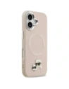 Etui Karl Lagerfeld Karl & Choupette Pins MagSafe do Apple iPhone 17 różowy
