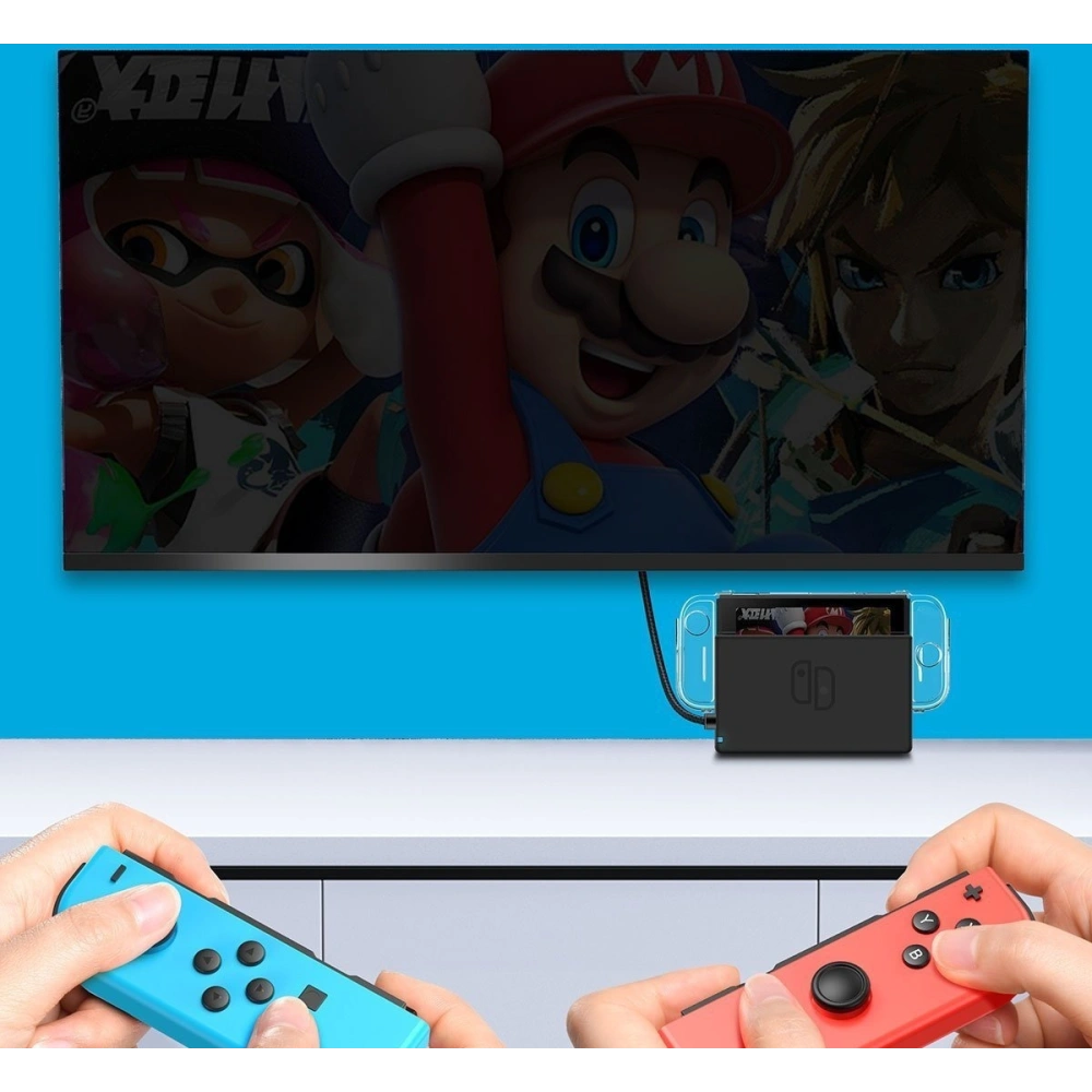 Hurtownia GSM - Etui 360° Baseus GS06 pro konzoli Nintendo Switch (průhledné) - BSU1619CL - {ean13} - Hurt