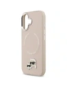 Etui Karl Lagerfeld Karl & Choupette Pins MagSafe do Apple iPhone 17 różowy