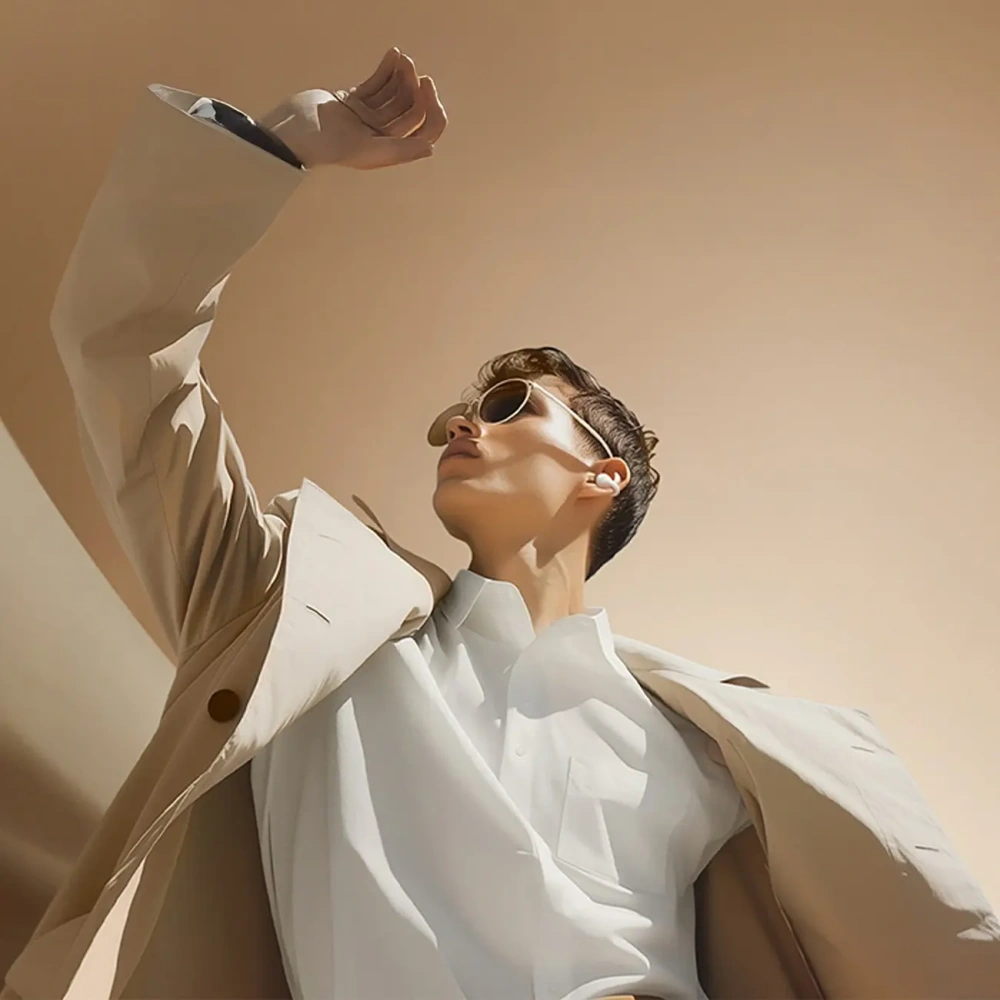 Bezprzewodowe słuchawki Baseus Bass 15 Clip OWS + kabel Baseus Simple USB-C 3A 30cm czarne