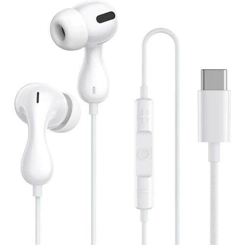 Słuchawki dokanałowe Baseus Encok CZ20 USB-C białe