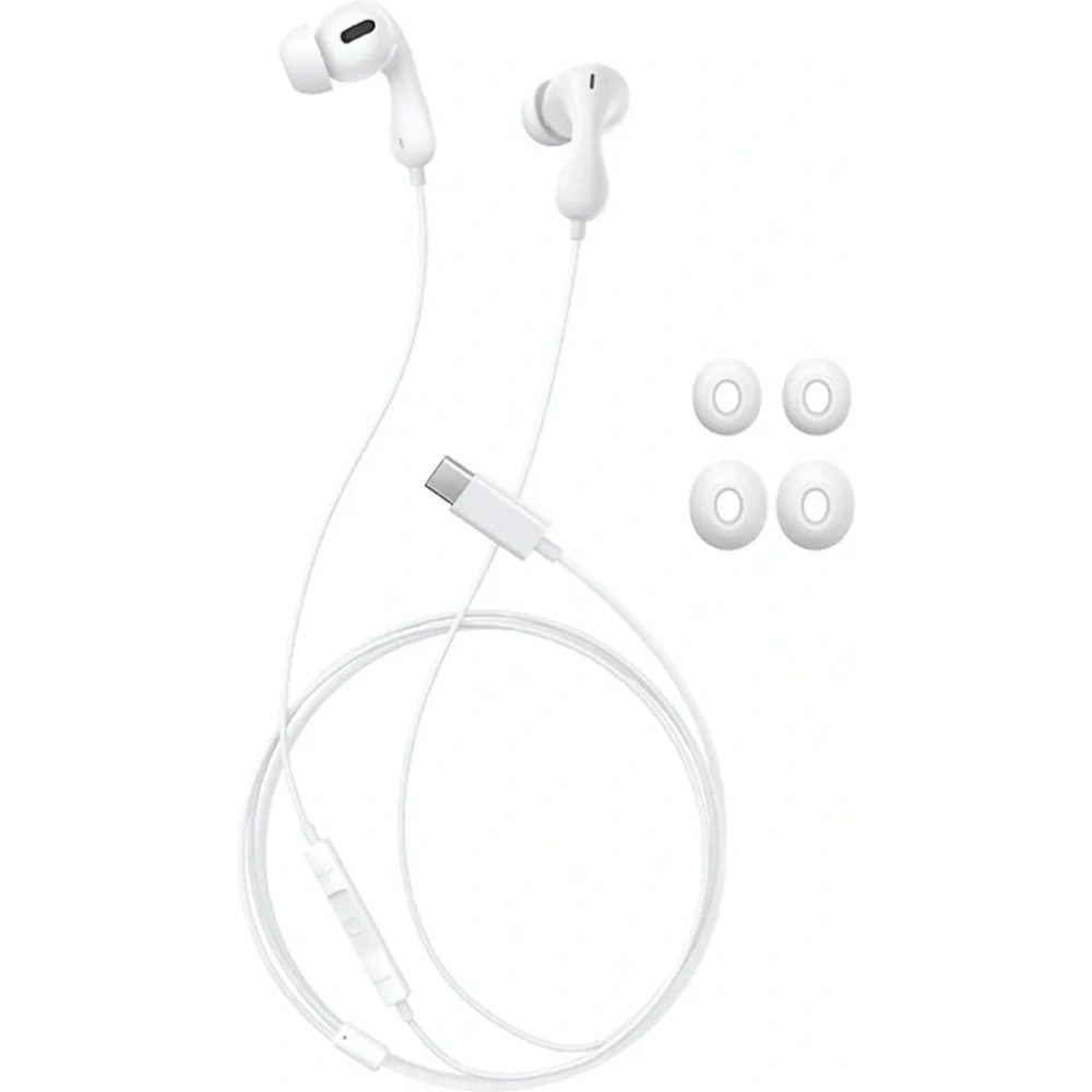 Słuchawki dokanałowe Baseus Encok CZ20 USB-C białe