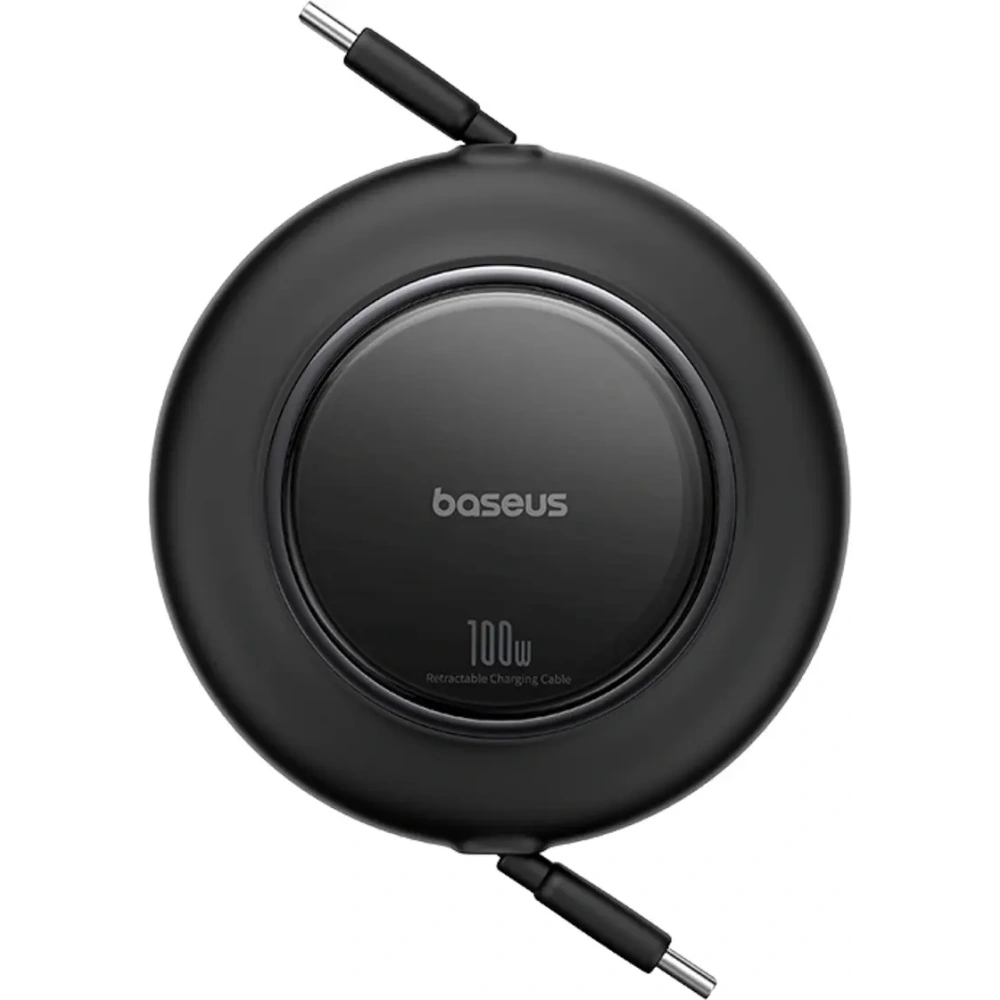 Kabel zwijany Baseus Free2Pull Mini 100W USB-C / USB-C 2m czarny