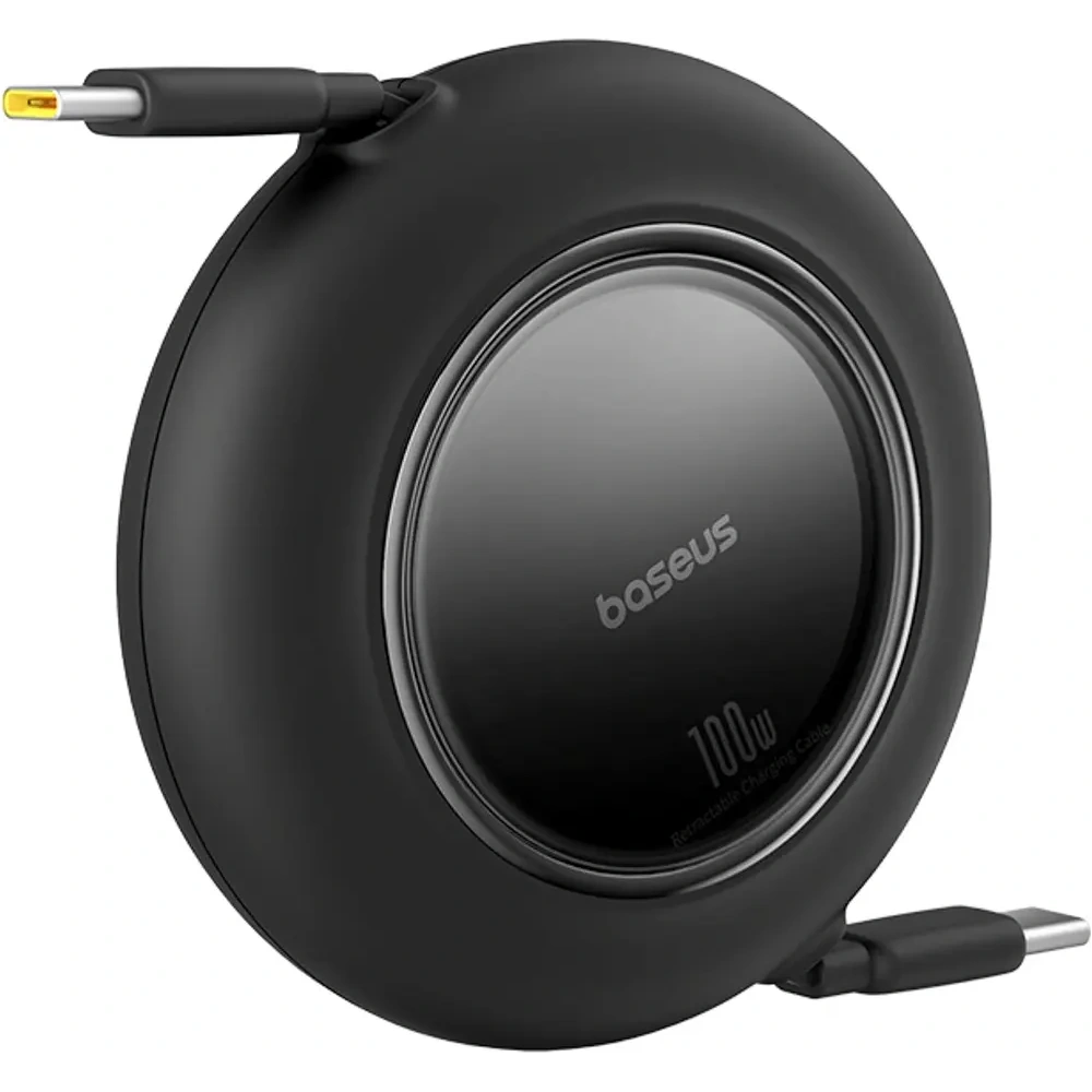 Kabel zwijany Baseus Free2Pull Mini 100W USB-C / USB-C 2m czarny