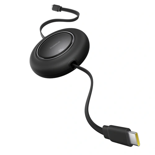 Kabel zwijany Baseus Free2Pull Mini 100W USB-C / USB-C 2m czarny