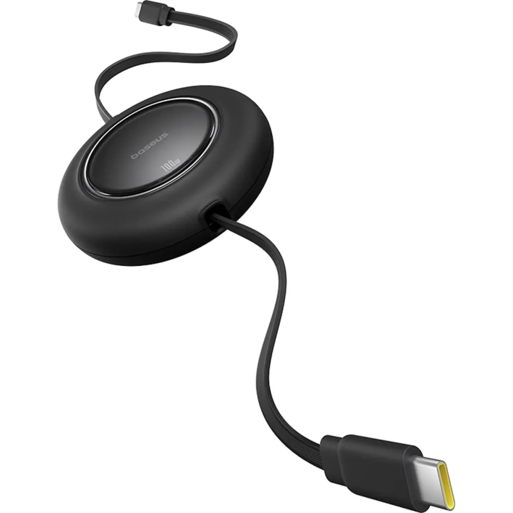 Kabel zwijany Baseus Free2Pull Mini 100W USB-C / USB-C 2m czarny