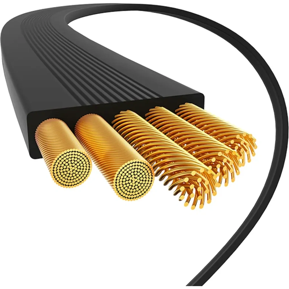 Kabel zwijany Baseus Free2Pull Mini 100W USB-C / USB-C 2m czarny