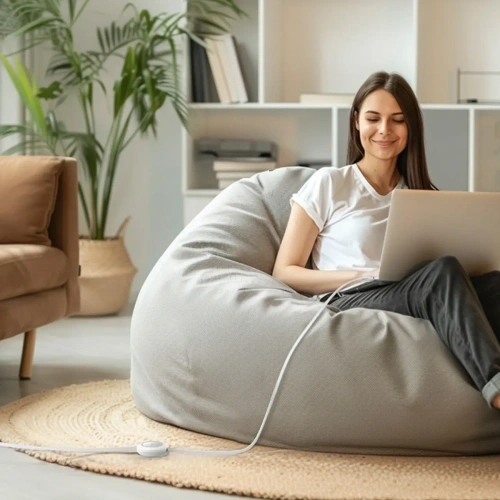 Kabel zwijany Baseus Free2Pull Mini 100W USB-C / USB-C 2m biały