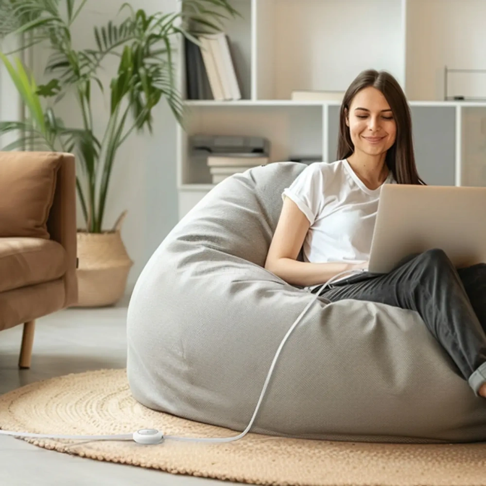 Kabel zwijany Baseus Free2Pull Mini 100W USB-C / USB-C 2m biały