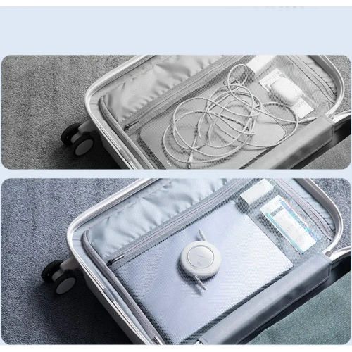 Kabel zwijany Baseus Free2Pull Mini 100W USB-C / USB-C 2m biały