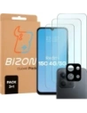 3x Szkło hartowane + szybka na aparat Bizon Glass Clear Pack do Xiaomi Redmi 15C 4G / 5G