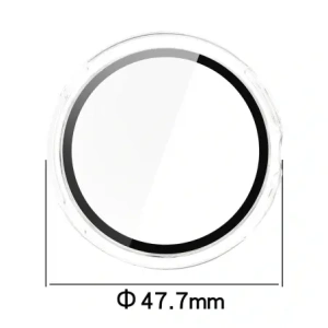 Etui ze szkłem do zegarka Bizon Case+Glass Watch do Google Pixel Watch 4 45mm przezroczyste