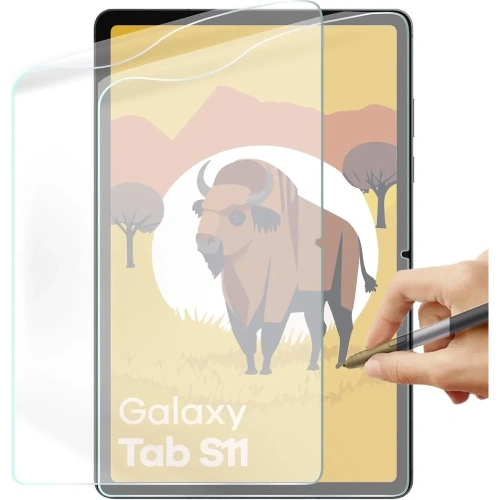 Folia imitująca papier Bizon Film Tab Papirus Duo do Samsung Galaxy Tab S11 [2 PACK]