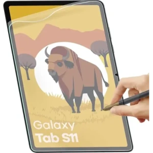 Folia imitująca papier Bizon Film Tab Papirus Duo do Samsung Galaxy Tab S11 [2 PACK]