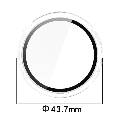 Etui ze szkłem do zegarka Bizon Case+Glass Watch do Google Pixel Watch 4 41mm przezroczyste