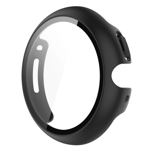 Etui ze szkłem do zegarka Bizon Case+Glass Watch do Google Pixel Watch 4 41mm matowe czarne