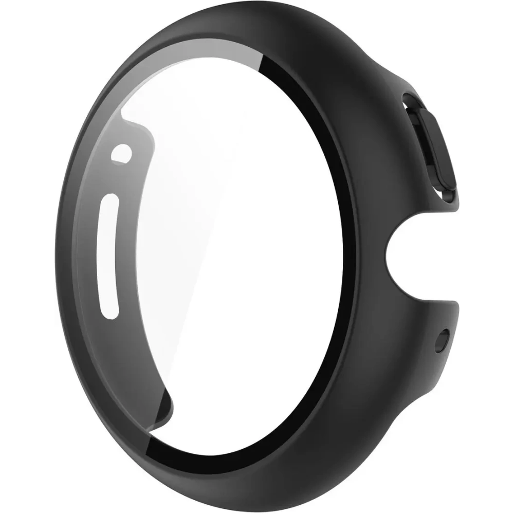 Etui ze szkłem do zegarka Bizon Case+Glass Watch do Google Pixel Watch 4 41mm matowe czarne