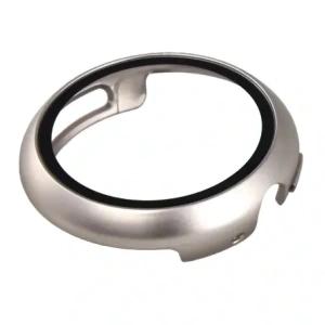 Etui ze szkłem do zegarka Bizon Case+Glass Watch do Google Pixel Watch 4 41mm satynowe szmapańskie