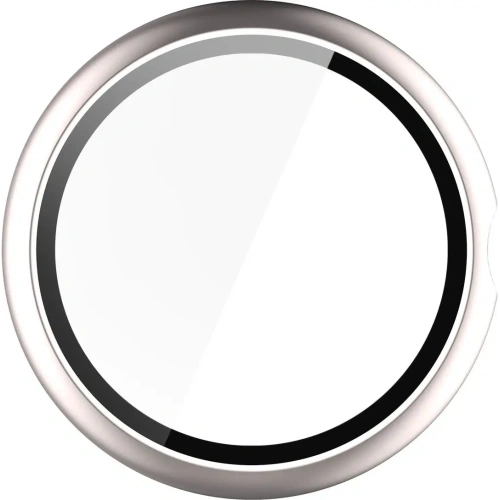 Etui ze szkłem do zegarka Bizon Case+Glass Watch do Google Pixel Watch 4 41mm satynowe szmapańskie