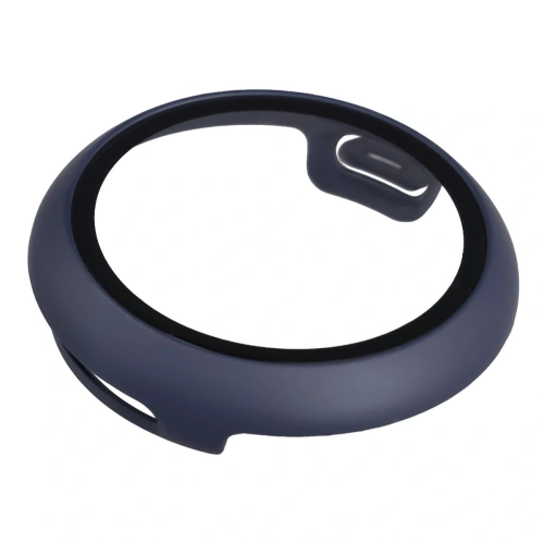 Etui ze szkłem do zegarka Bizon Case+Glass Watch do Google Pixel Watch 4 41mm matowe granatowe