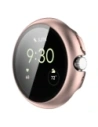 Etui ze szkłem do zegarka Bizon Case+Glass Watch do Google Pixel Watch 4 41mm różowozłote