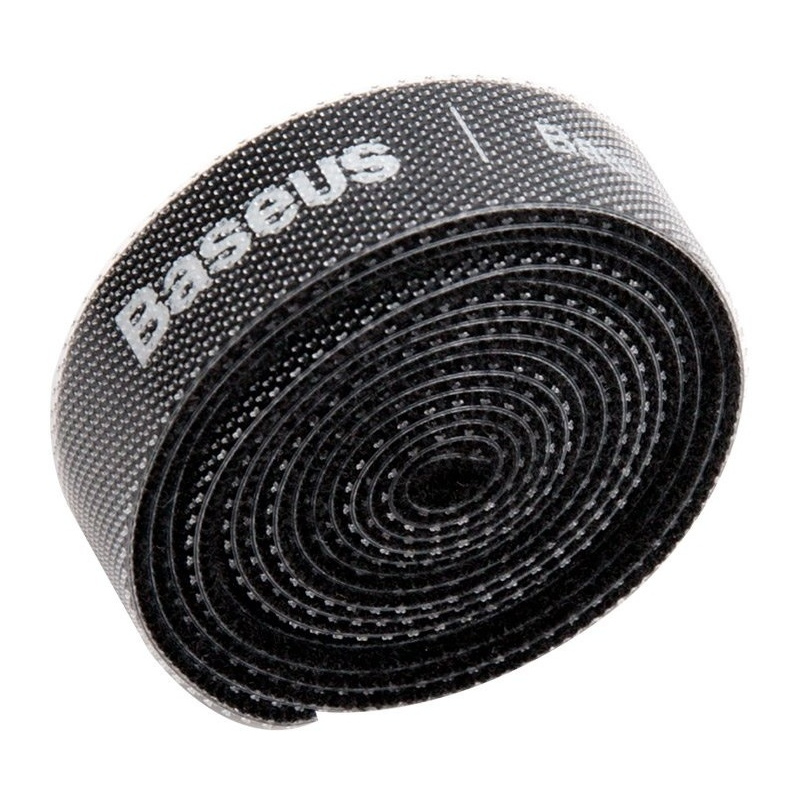 Baseus Distributor - 6953156293441 - BSU1623BKK - Baseus Colourful Circle Velcro Straps 1m Black - B2B homescreen