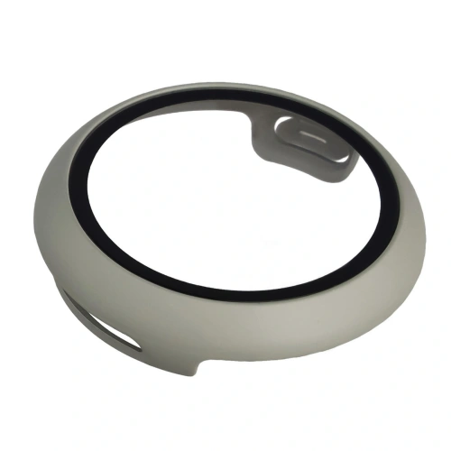 Etui ze szkłem do zegarka Bizon Case+Glass Watch do Google Pixel Watch 4 41mm matowe szare