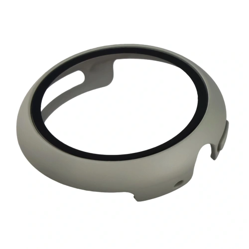 Etui ze szkłem do zegarka Bizon Case+Glass Watch do Google Pixel Watch 4 41mm matowe szare