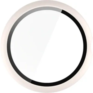 Etui ze szkłem do zegarka Bizon Case+Glass Watch do Google Pixel Watch 4 41mm matowe beżowe