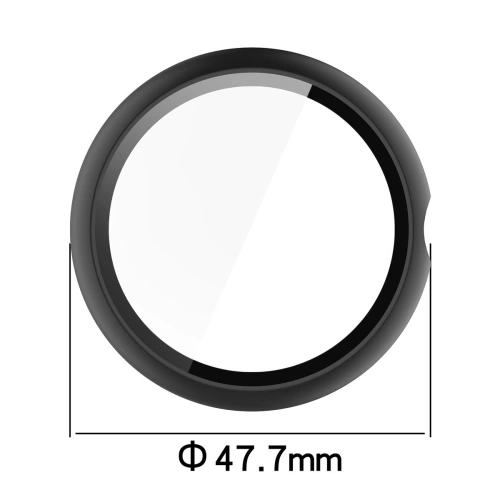 Etui ze szkłem do zegarka Bizon Case+Glass Watch do Google Pixel Watch 4 45mm matowe czarne