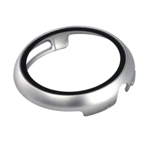 Etui ze szkłem do zegarka Bizon Case+Glass Watch do Google Pixel Watch 4 45mm matowe srebrne