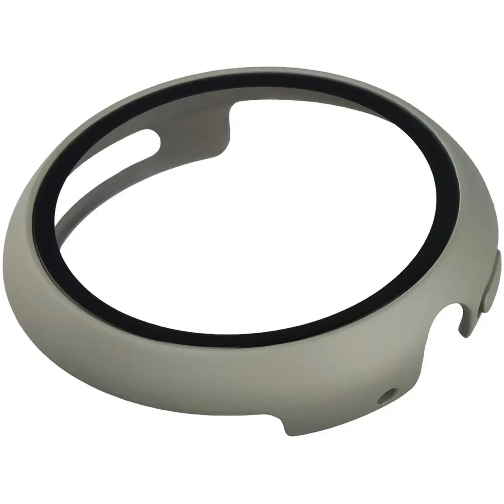 Etui ze szkłem do zegarka Bizon Case+Glass Watch do Google Pixel Watch 4 45mm matowe szare