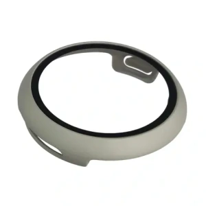 Etui ze szkłem do zegarka Bizon Case+Glass Watch do Google Pixel Watch 4 45mm matowe szare