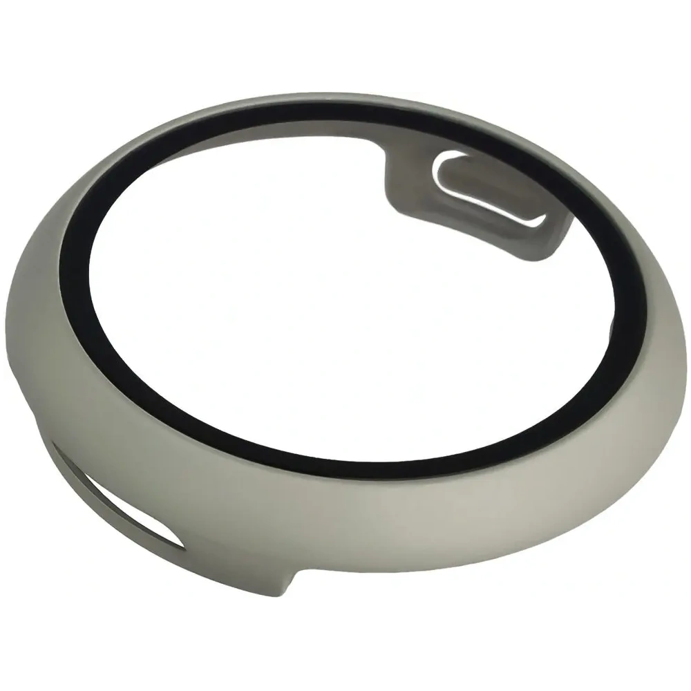 Etui ze szkłem do zegarka Bizon Case+Glass Watch do Google Pixel Watch 4 45mm matowe szare