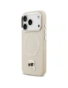 Etui Karl Lagerfeld Karl Pin MagSafe do Apple iPhone 17 Pro beżowy