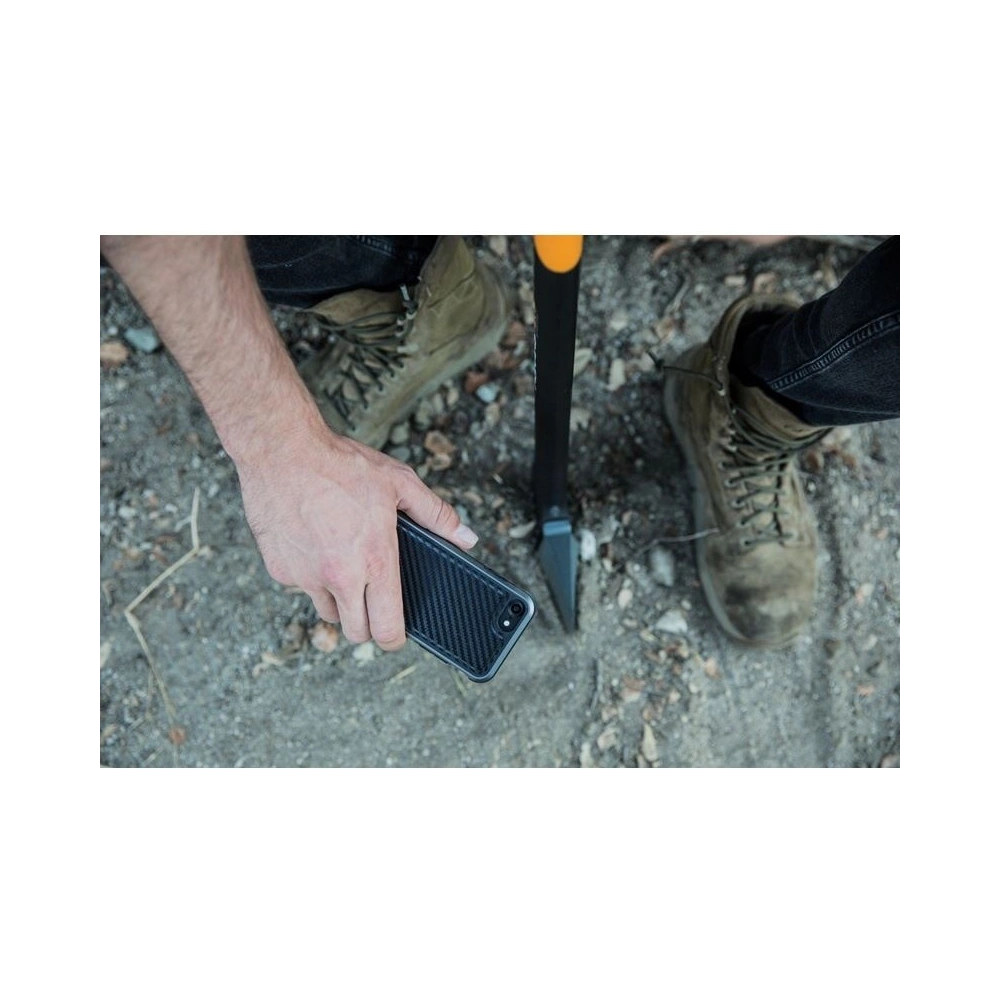 Hurtownia GSM - Hliníkový obal X-Doria Defense Lux Apple iPhone SE 2022/SE 2020/8/7 (Test pádu 3m) (Černá uhlíková vlákna) - XDR066BLK - {ean13} - Hurt