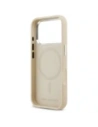 Etui Karl Lagerfeld Karl Pin MagSafe do Apple iPhone 17 Pro beżowy