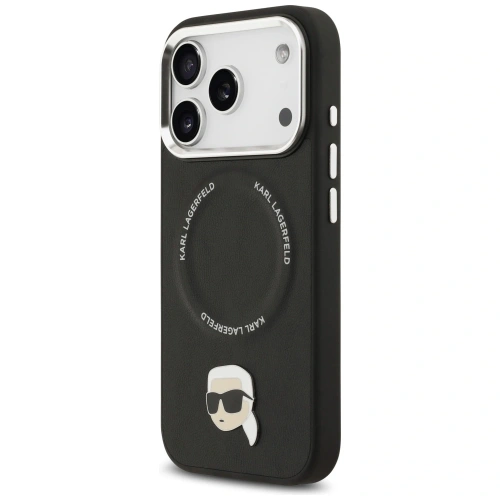 Etui Karl Lagerfeld Karl Pin MagSafe do Apple iPhone 17 Pro czarny