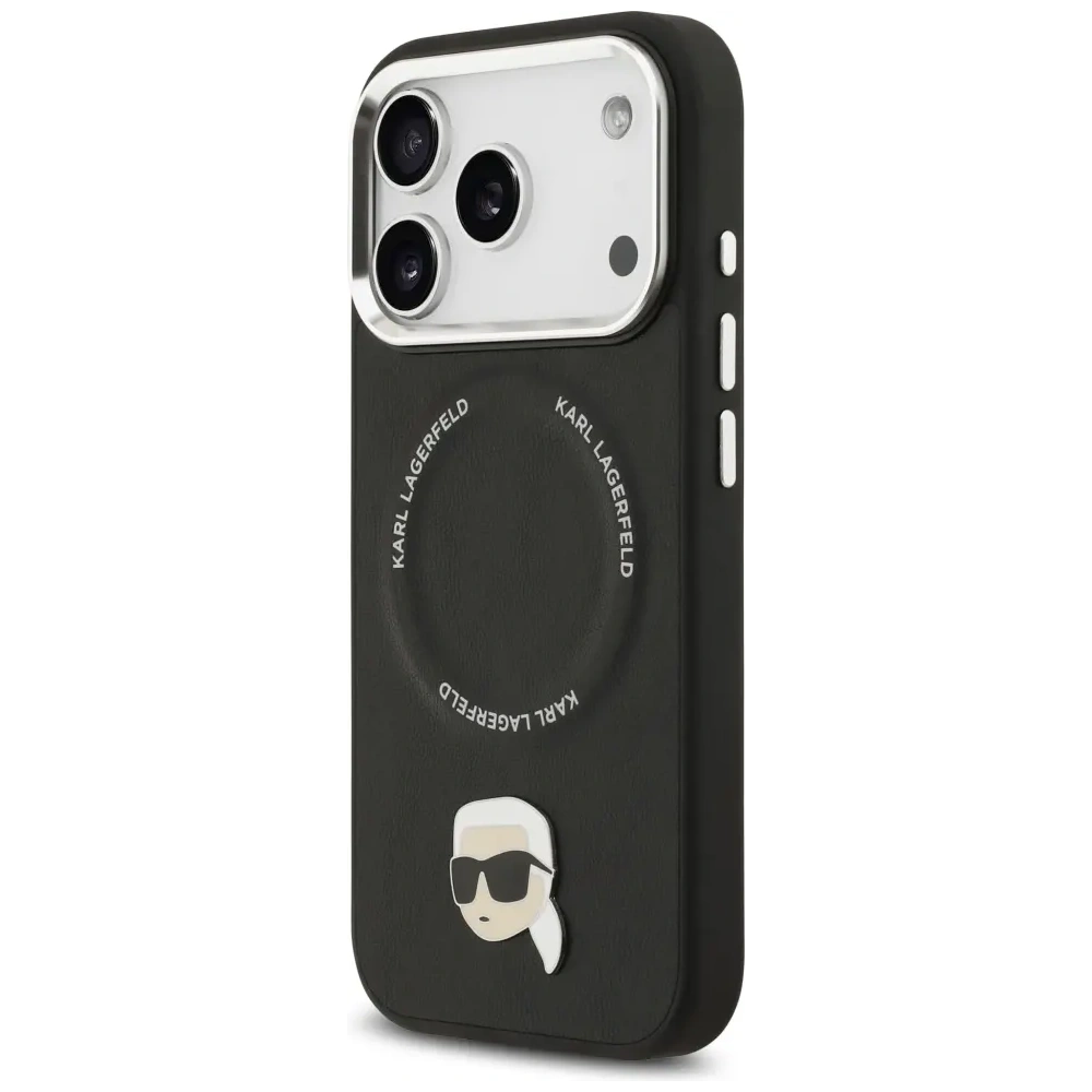 Etui Karl Lagerfeld Karl Pin MagSafe do Apple iPhone 17 Pro czarny